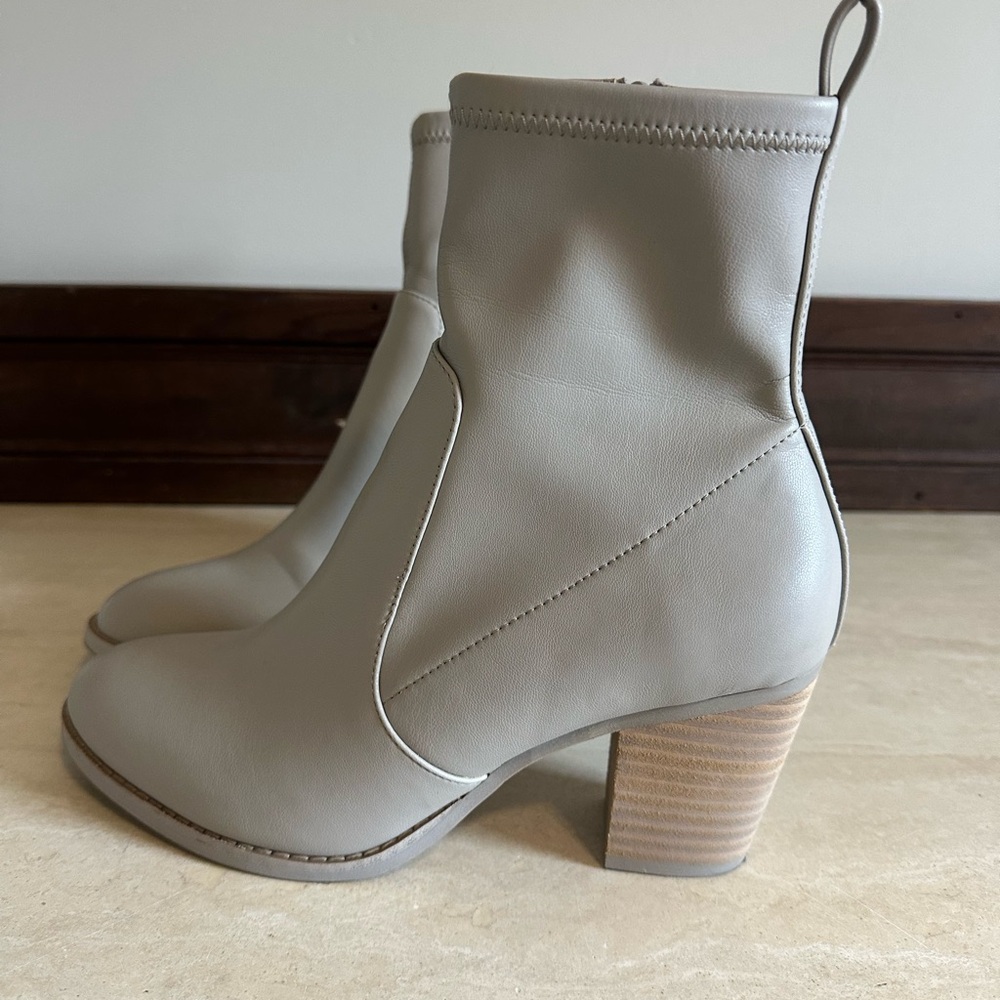 Dolce Vita Gray Ankle Boots